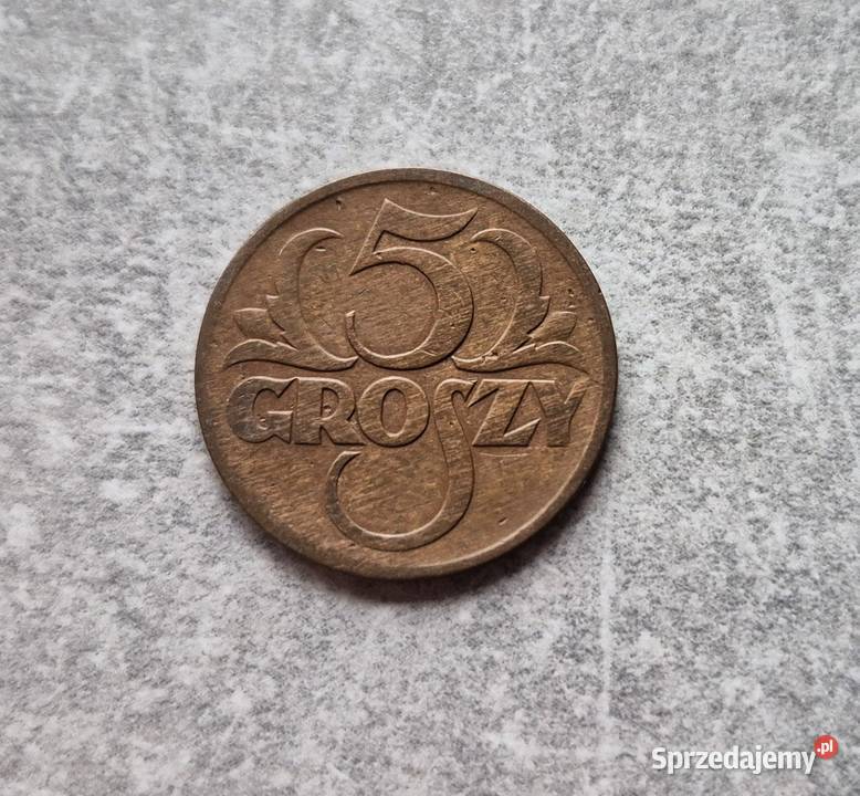 432 POLSKA II RP 5 Groszy 1928 r Wola Kruszyńska