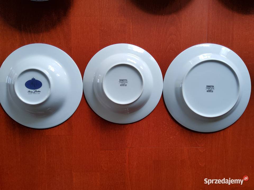 Zestaw 15 talerzy z porcelany Burg Lindau dolnośląskie Oława