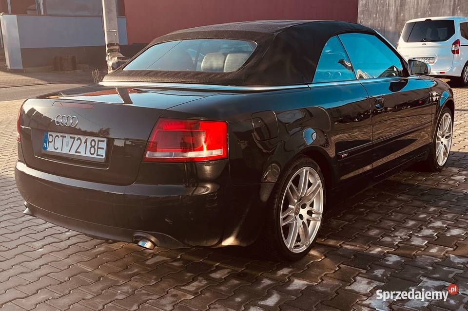 Audi A4 B7 20 140 TDI Cabrio Sline wielkopolskie
