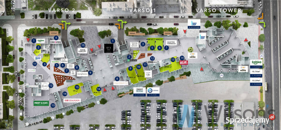 Lokal 63m2 Warszawa 99m2 Wynajem