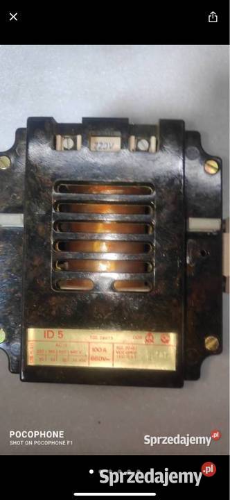Stycznik ID5 100A cewka 220V 50Hz Pozostałe Gliwice