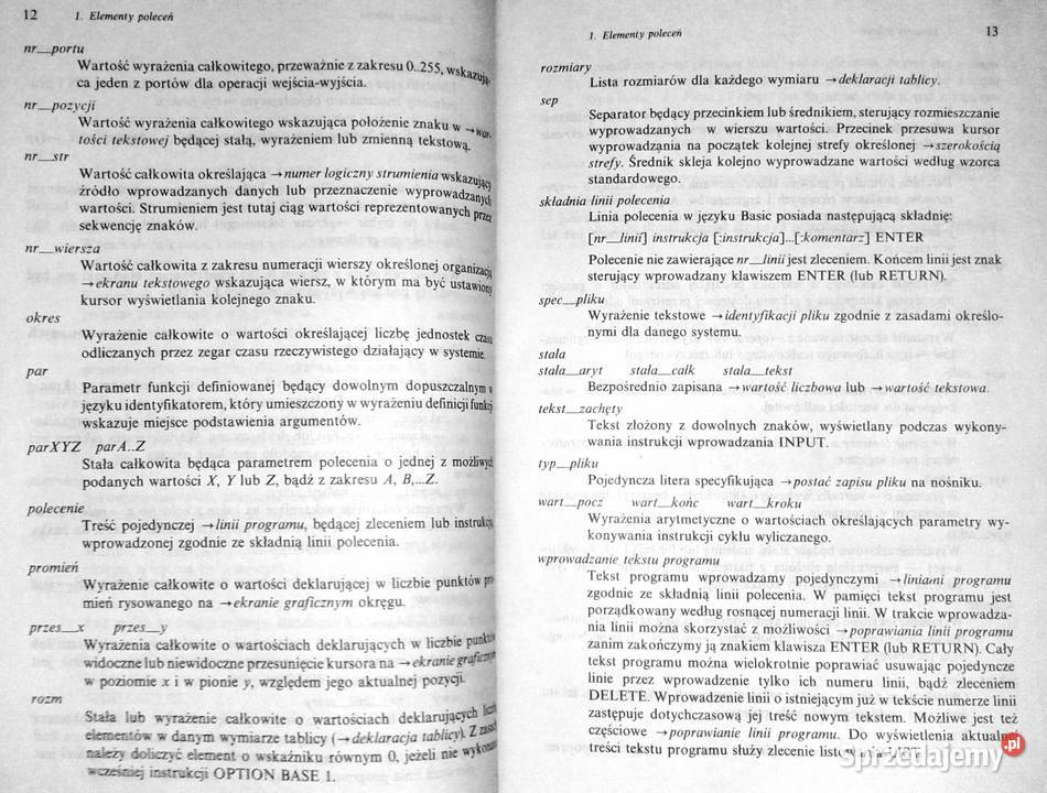 Mikrokomputery Klucze do basicu Małgorzata Chełm