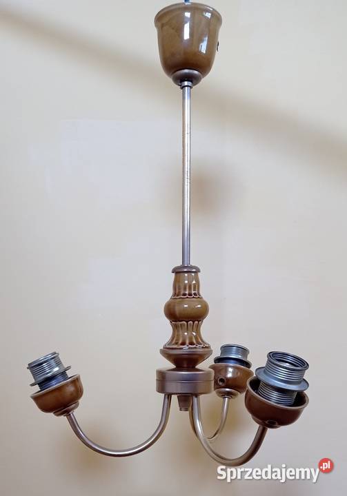 Lampa żyrandol PRL retro podlaskie Białystok