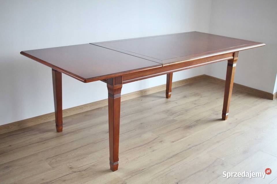 Klasyczny zestaw jadalniany stół rozkładany Góra