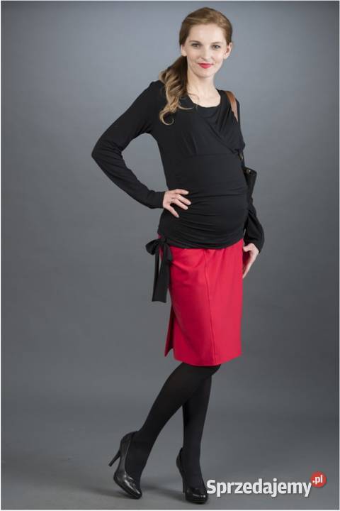 42 XL Bluzka ciążowa Daphne Black do karmienia Odzież Szczerbice