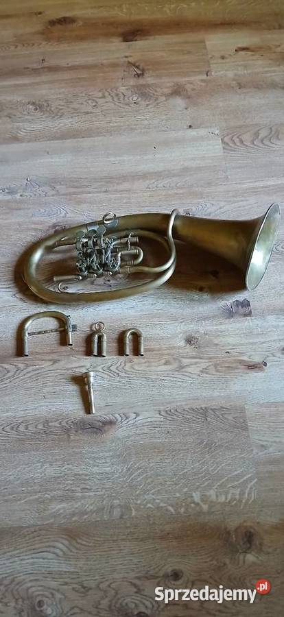 Stara mosiężna trąbka Instrumenty Kraków sprzedam