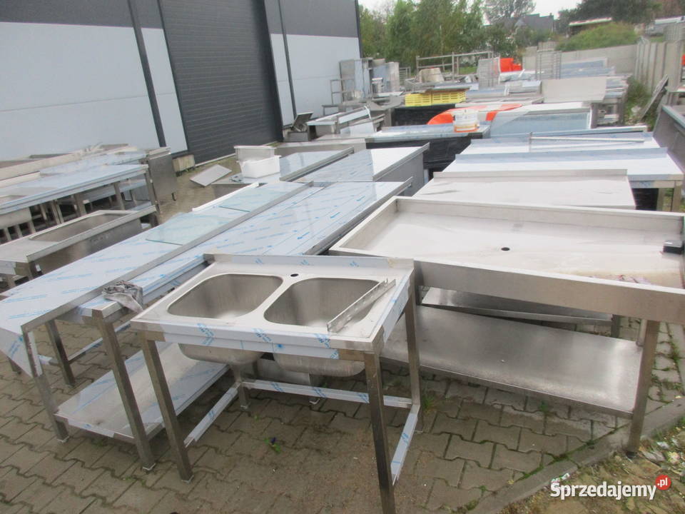 Zlew Szafa Okap Regał MEBLE ZE STALI NIERDZEWNEJ wielkopolskie Ostrów Wielkopolski sprzedam