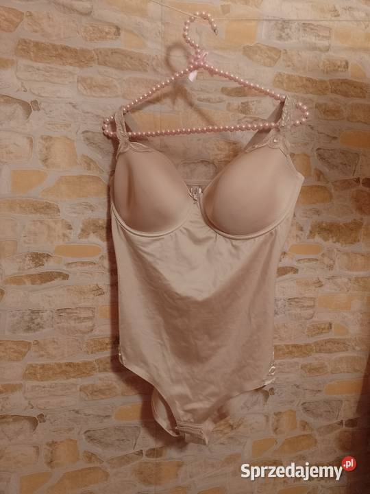 85E Triumph Ekskluzywne beżowe body modelujące z Body i gorsety Kraków sprzedam