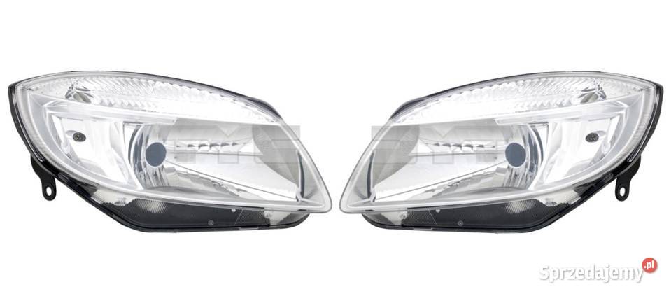 Skoda Fabia Praktik Roomster Reflektor przedni Oświetlenie Łódź