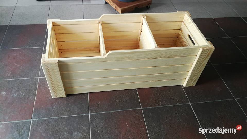 Skrzynka na winyle duża 170 płyt potrójna z Radków