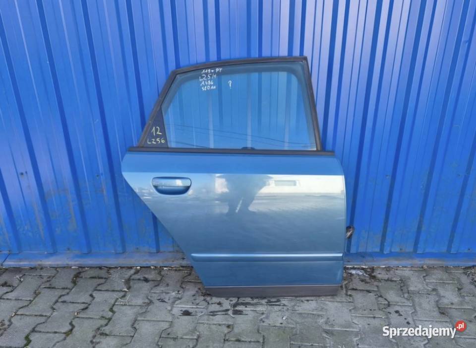 12 DRZWI TYŁ PRAWY TYLNE PRAWE AUDI A4 B6 SEDAN Motoryzacja Działoszyce