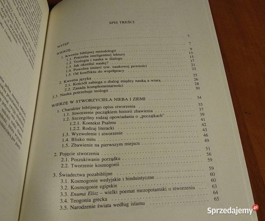 Początki świata i człowieka Zdzisław J Kijas sprzedam