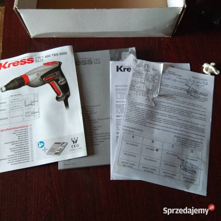 kress 600 TBS wkrętarka do regipsów 1937 Stalowa Wola