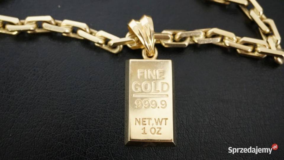 ZŁOTA SZTABKA SUPER ZAWIESZKA WISIOREK 26G Warszawa