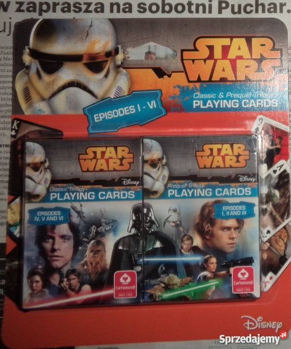 karty star wars 2 talie nowe i inne Pozostałe podkarpackie Rzeszów