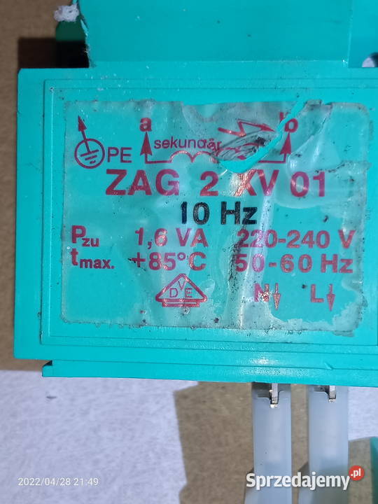 Trafo Duval Vaillant moduł wysokie napięcie Kielce
