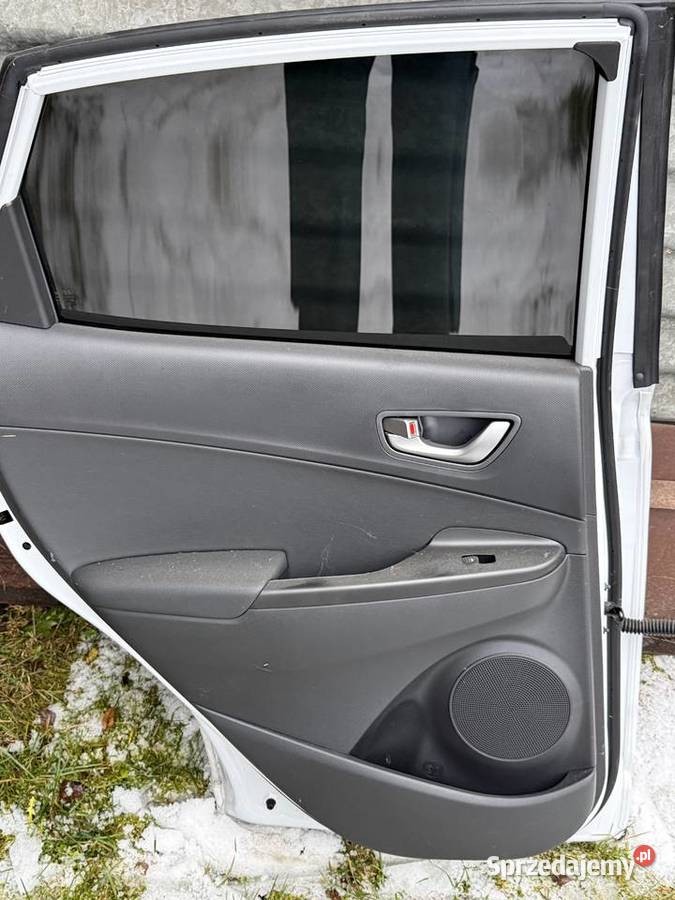 Hyundai kona lewe tylnie drzwi kompletne biały osobowe Drzwi Chojna