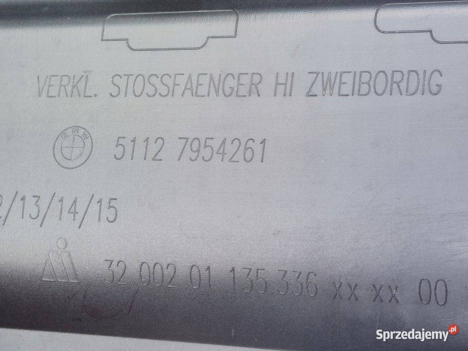 BMW X1 F48 DOKŁADKA SPOILER DYFUZOR ZDERZAK TYŁ Pleszew
