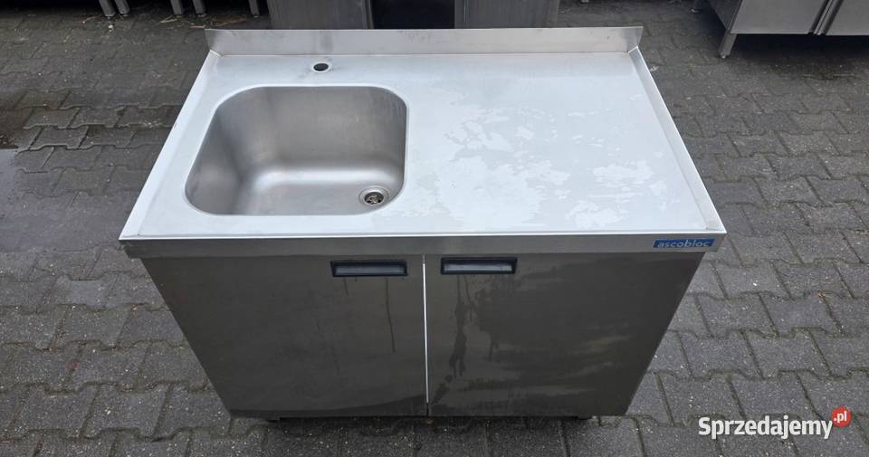 Zlew 1 Komorowy z Szafką Drzwi Otwierane 1006085 Gastronomia wielkopolskie Nowe Skalmierzyce