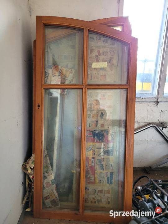 okno okna drewniane 197x213 dwuskrzydłowe 3 opolskie