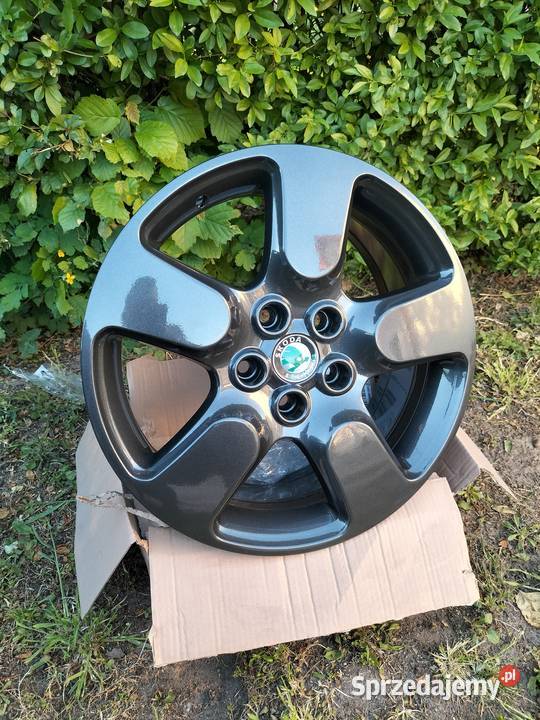 Felgi orginał Skoda 17 5x112 Motoryzacja Wołów