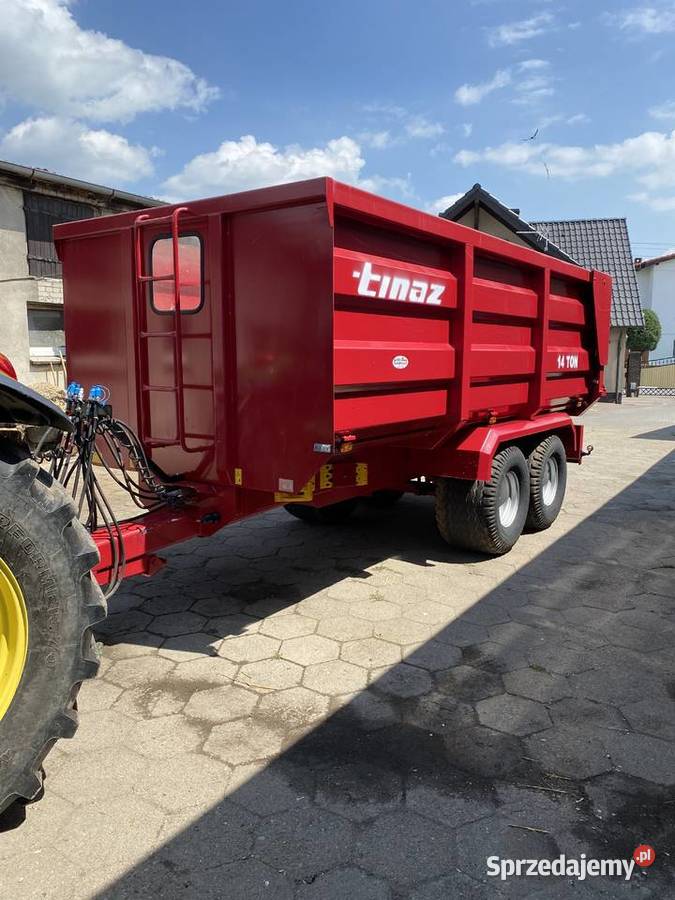 Przyczepa skorupowa tinaz 14t