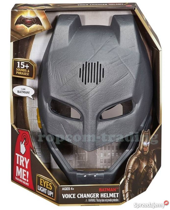 BATMAN Maska Zmieniająca Głos Modulator Mowy Mogilany