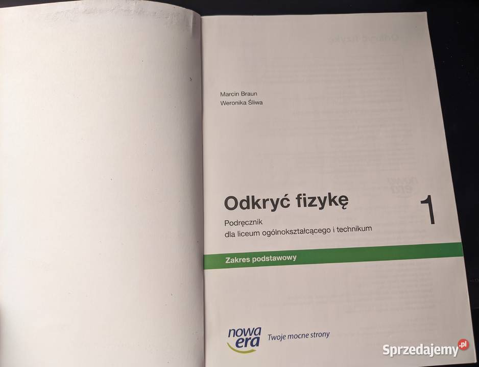 Nowa Era Odkryć fizykę 1 Podręcznik do fizyki Kępno