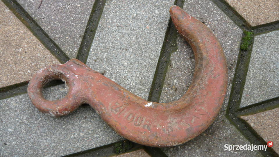 Hak stalowy do liny stalowej wciągarki zawiesia