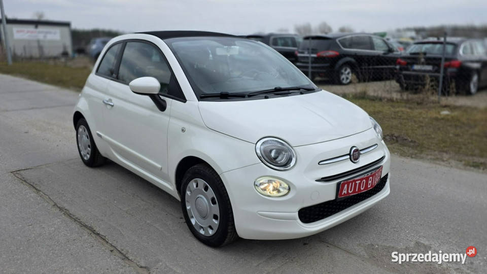 Fiat 500 ledy super stan zarejestrowany biała centralny zamek pomorskie Lębork