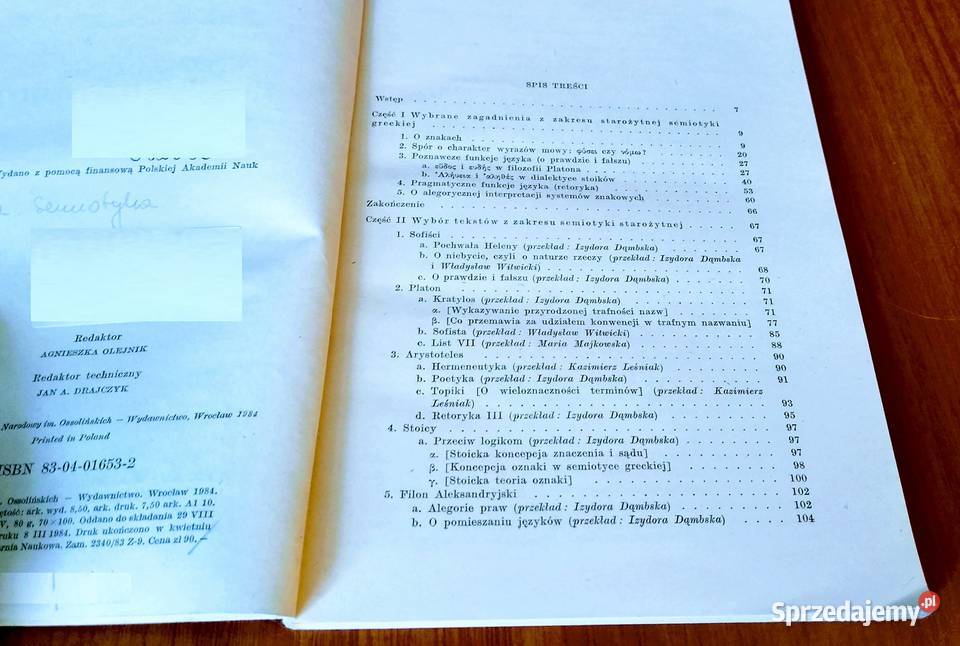 Wprowadzenie do starożytnej semiotyki greckiej pomorskie Gdańsk