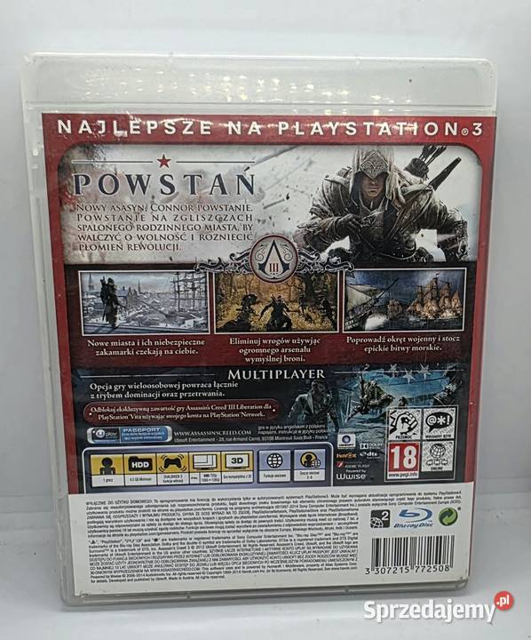 Gra Assasins Creed III 3 Elbląg