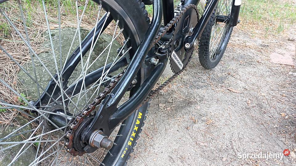 Czarny Rower Młodzieżowy Bmx do skakania dolnośląskie Wołów