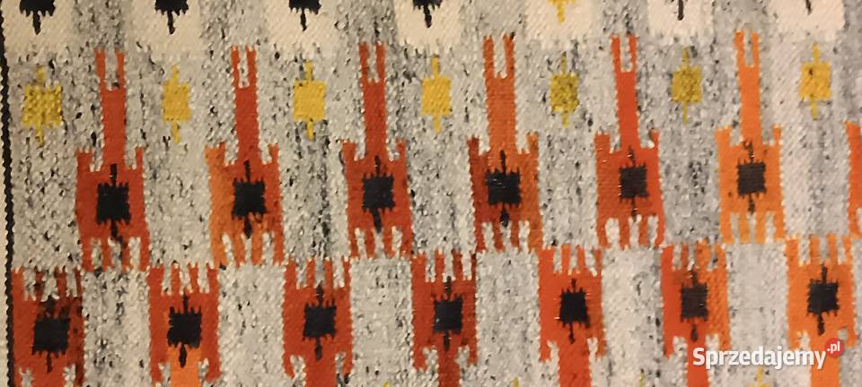 Kilim wełniany Art Deco Ład geometryczny wzór Kraków