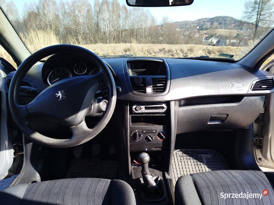 Peugot 2007 welurowa tapicerka