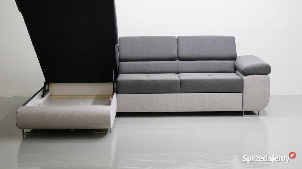 TNU Narożnik funkcja spania pojemnik regulowane Poznań sprzedam