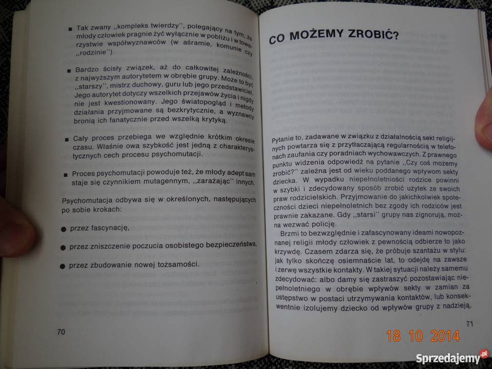 Uwaga rodzice Sekty John Prokop Poradniki, albumy i reportaże Warszawa