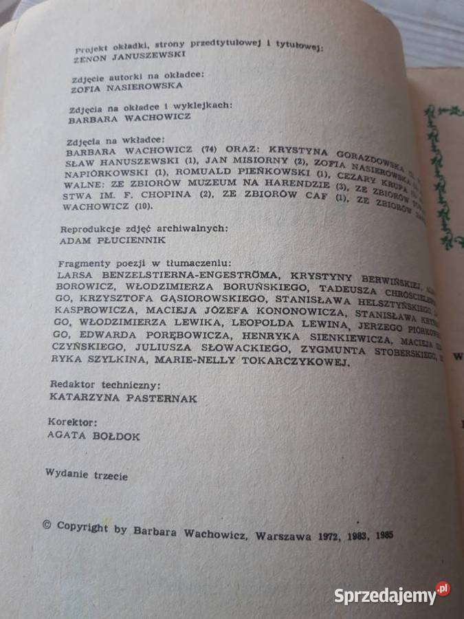 Malwy na lewadach Barbara Wachowicz 1985 śląskie Bielsko-Biała