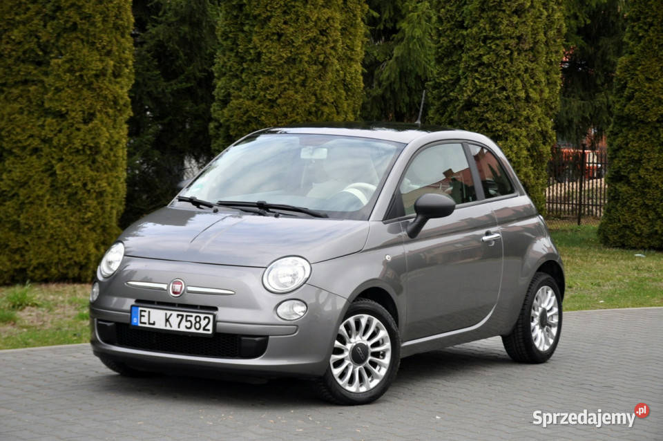 Fiat 500 12i69PanoramaKlimatyzacjaWelurChromI 500 mazowieckie Ostrów Mazowiecka