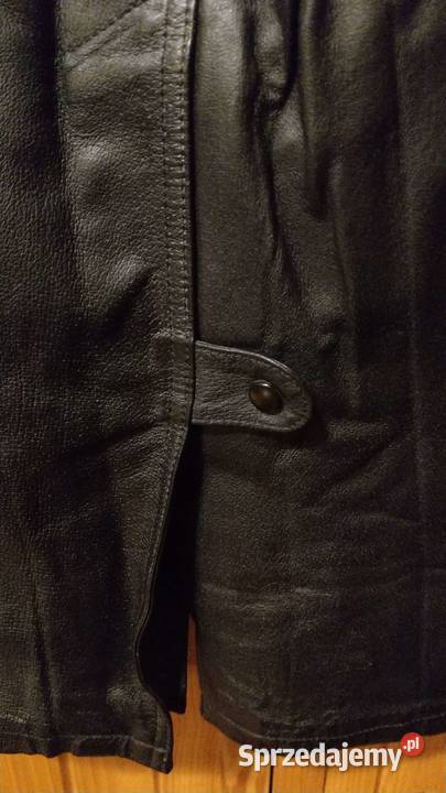 Skórzana spódnica LOTUS midi M L PRL wysyłka Warszawa