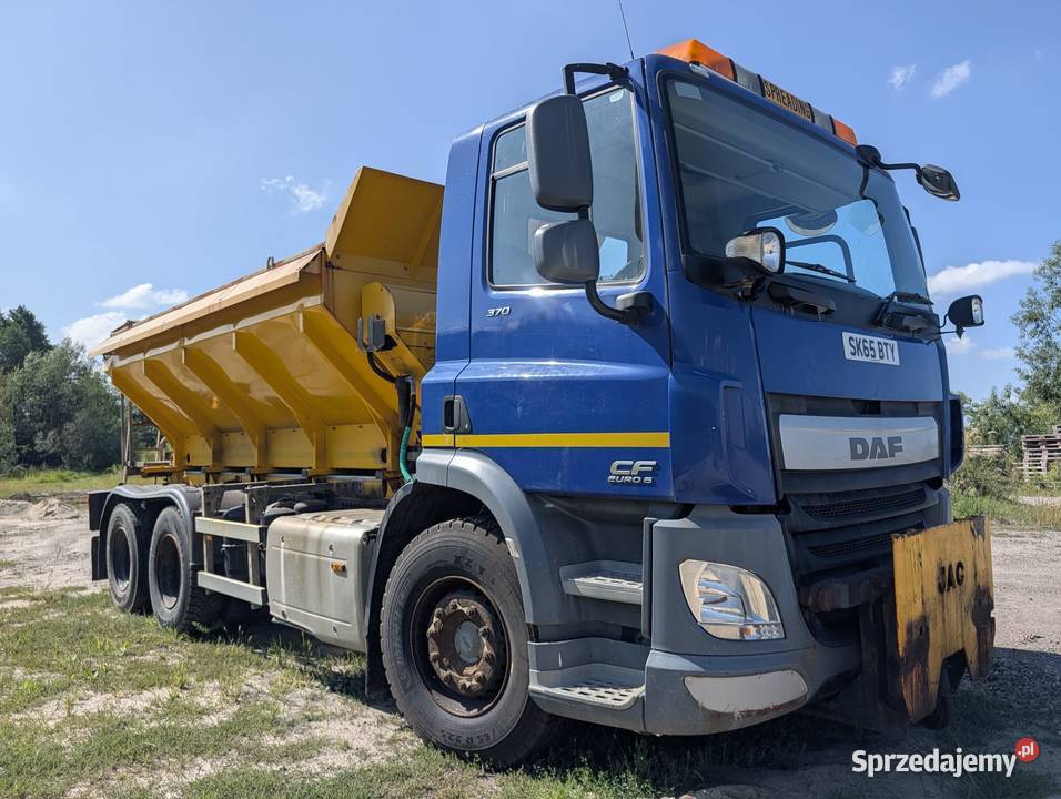 Piaskarka DAF CF370 6x4 2015 Napęd 2 lub więcej osi podkarpackie Ropczyce sprzedam
