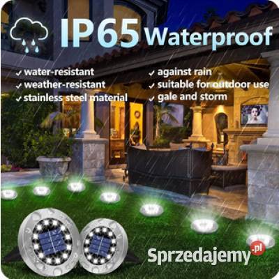 LAMPKI OGRODOWE SOLARNE 16 LED sprzedam