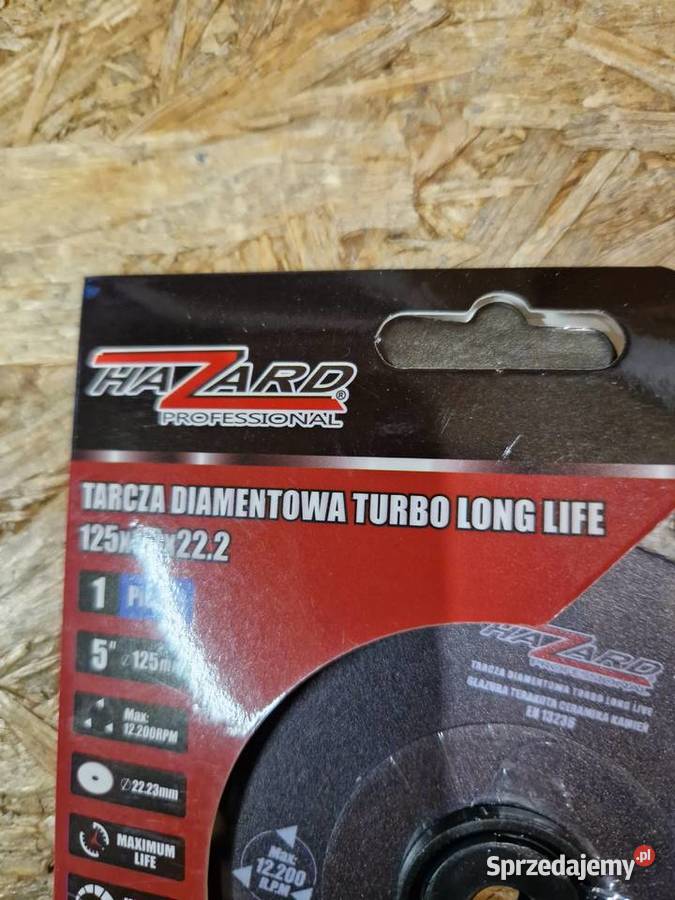 Tarcza DIAMENTOWA 125 do FAZOWANIA 45 stopni Głogowa