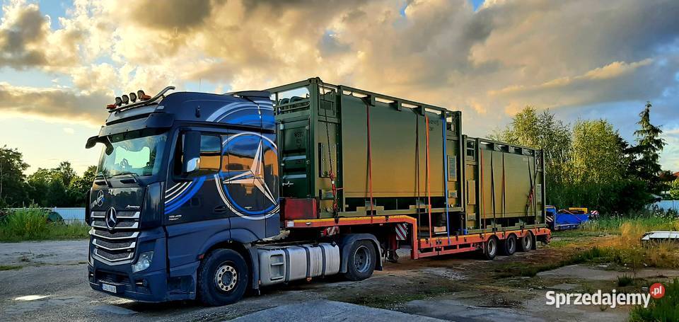 transport niskopodwoziowy maszyny budowlane Olsztyn