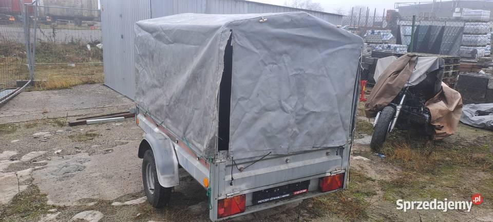 Przyczepa dmc 750 Neptun z plandeką 200x100 z Żary sprzedam