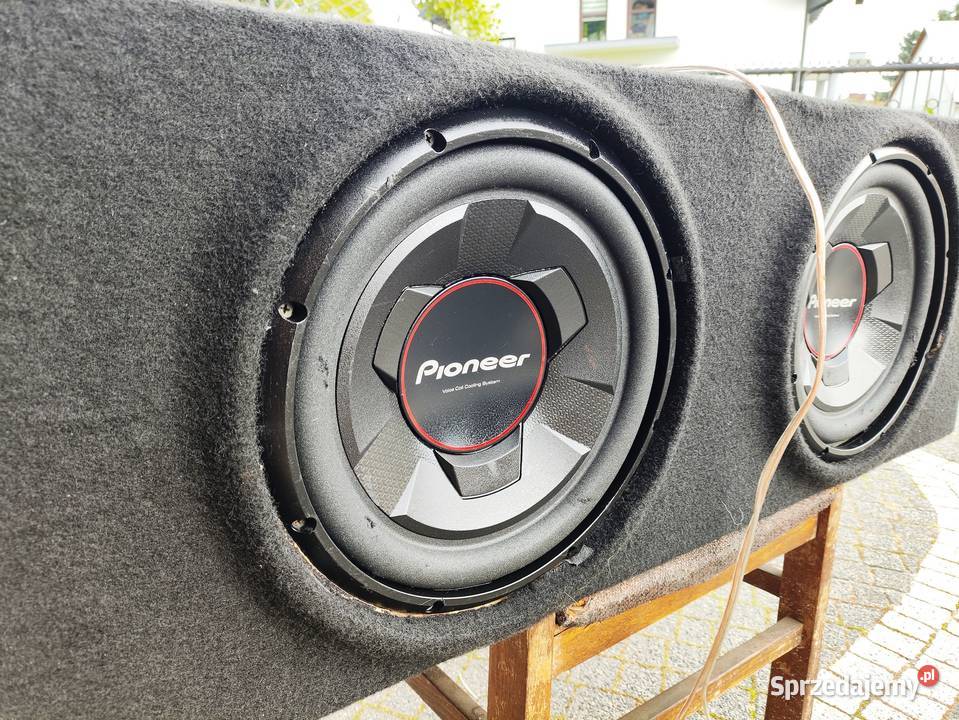Skrzynia basowa bassowa tuba dual 2x Pioneer skrzynie basowe i tuby Niegowonice