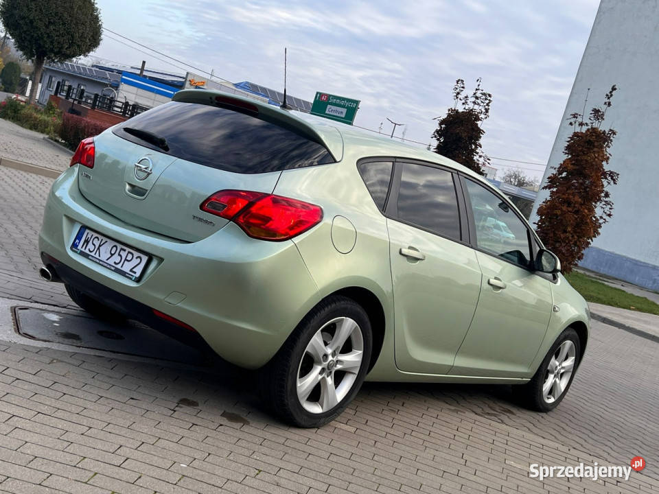 Opel Astra 14 TURBO ALU Klima Service NAP J czujnik zmierzchu Astra mazowieckie Sokołów Podlaski