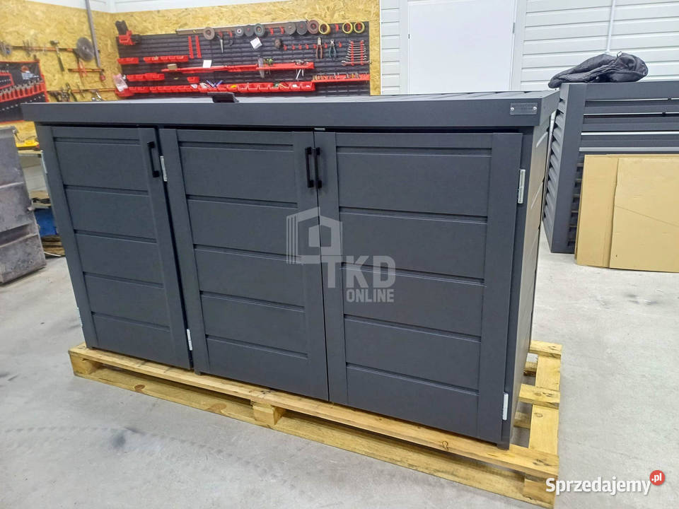 Zabudowa koszy na śmieci wiata obudowa Zamość