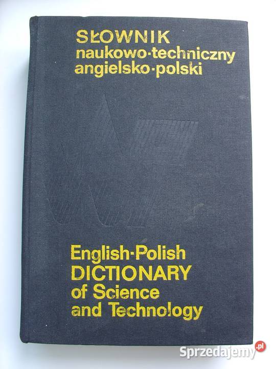 Słownik naukowotechniczny angielskopolski Maria Łódź sprzedam