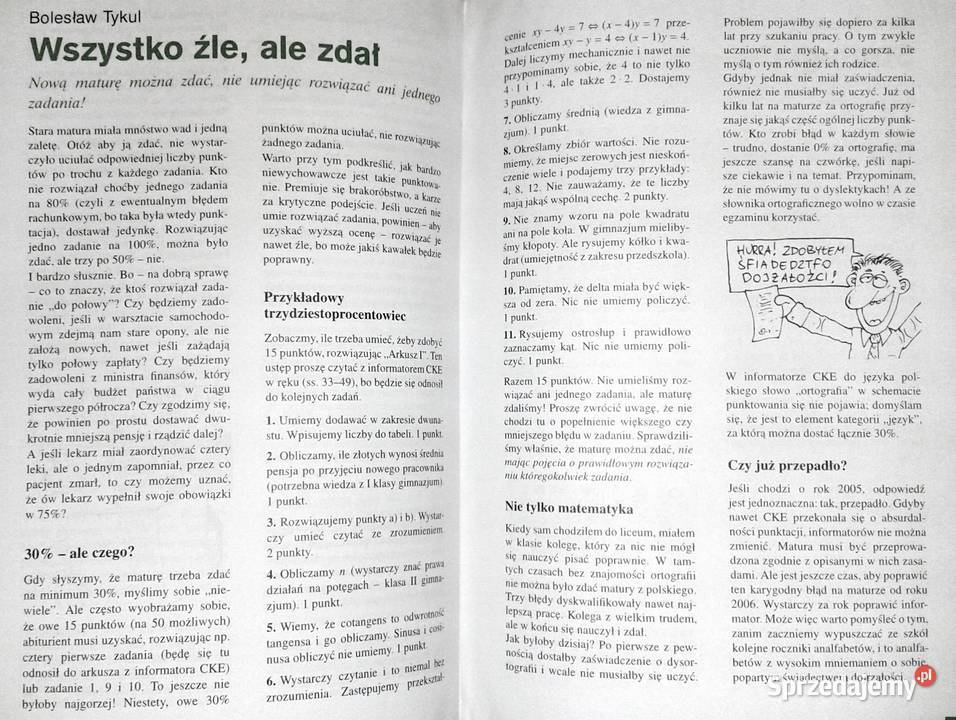 Matematyka w szkole 0102 2004 Matura 2005 red Pozostałe Książki i Podręczniki Chełm